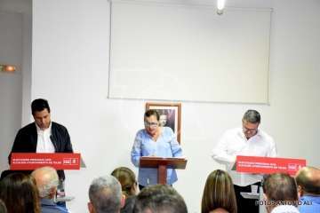 Debate entre los dos candidatos de primarias del PSOE de Telde (Foto Antonio Alí)